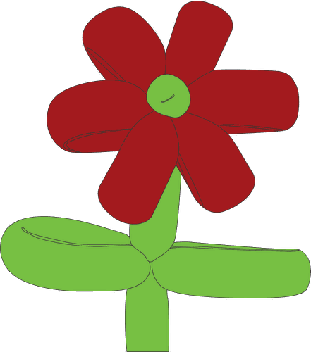 Ballonfigur Blume